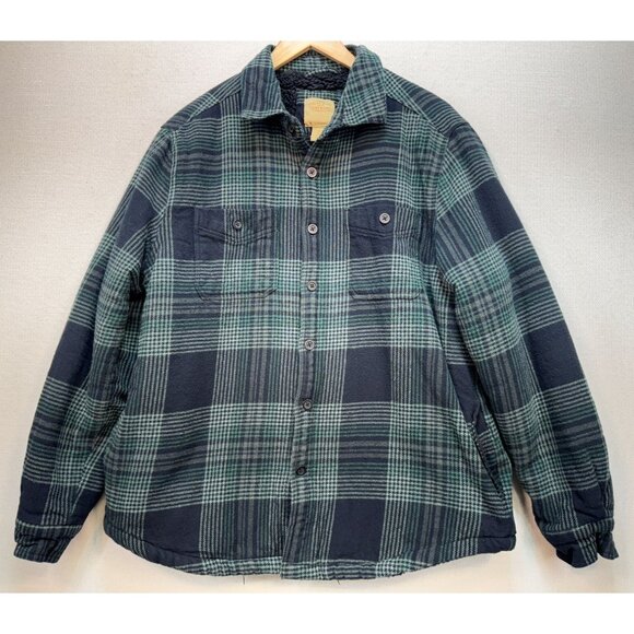 Telluride Clothing Company Men's Flannel Shacket Plaid Size XL Multi Heavyweight - Picture 1 of 12